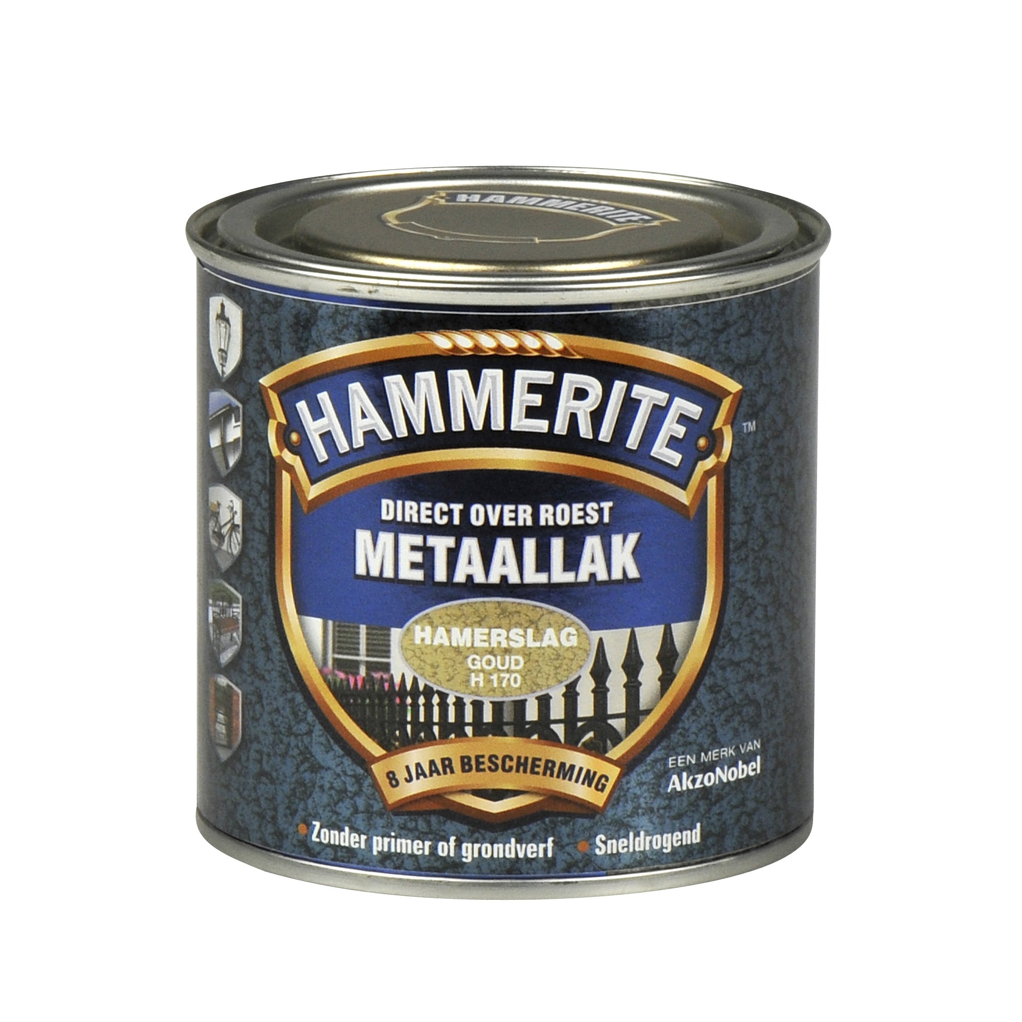 Hammerite Hamerslag Goud H170 250ML