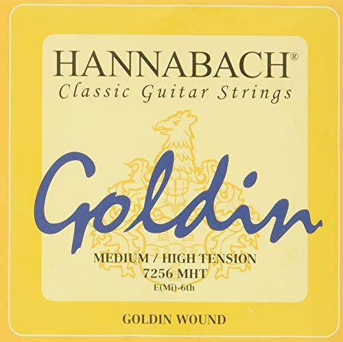 Hannabach 652726 klassieke gitaarsnaren serie 725 Medium / High Tension Goldin - E6