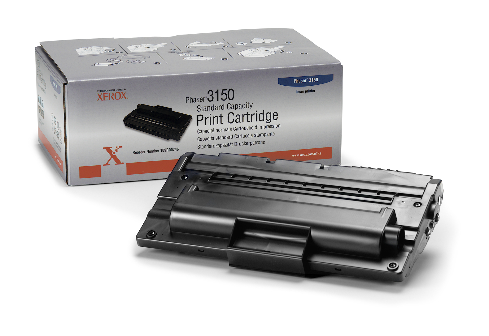 Xerox Phaser 3150 standaard capaciteit print cartridge (3.500 pagina's)