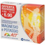Act Magnésium et Potassium ACT Réduction de la Fatigue 14 Sachets