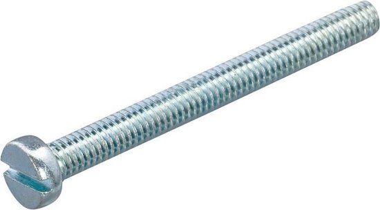 Hoenderdaal Fasteners Hoenderdaal Metaalschroef Verzinkt M5x50mm - 200 stuks