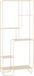 Mica Decorations Jules Open kast - L76 x B30 x H178 cm - Metaal - Lichtbruin