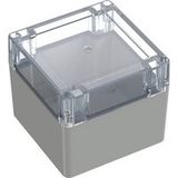 TRU COMPONENTS 6U07111109139 TC-13865108 Industriële behuizing 105 x 105 x 89.7 Polycarbonaat Lichtgrijs, Transparant 1 stuk(s)