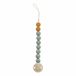 HEVEA Pacifier Holder, Seafoam Blue, Rubber, Wood