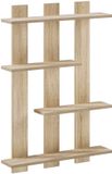 vidaXL Wandplank Sonoma Eiken 61 x 13,5 x 88 cm Bewerkt hout