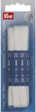 Prym Platte veters 8 mm Wit gekleurd Stof 90 cm