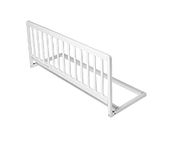 Safetots Smalle houten bedbescherming voor babybedden, wit, 38 cm hoog x 90 cm breed