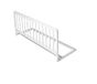 Safetots Smalle houten bedbescherming voor babybedden, wit, 38 cm hoog x 90 cm breed