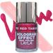 Layla Cosmetics Hologram Effect nagellak - rood taboo