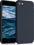kwmobile telefoonhoesje geschikt voor Apple iPhone SE (2022) / iPhone SE (2020) / iPhone 8 / iPhone 7 - Hoesje voor smartphone - Precisie camera uitsnede - In bosbesblauw