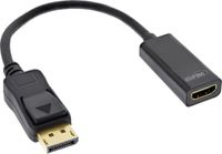 InLine® DisplayPort naar HDMI adapterkabel met audio, DisplayPort-male naar HDMI