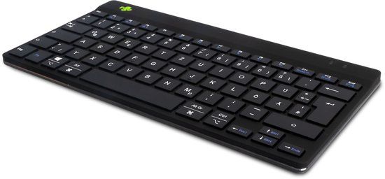 R-Go Tools Ergonomisch toetsenbord R-Go Compact Break, compact toetsenbord met pauzesoftware, QWERTZ (DE), Bluetooth, zwart