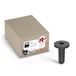 TOX geluidsisolatie pluggen met kraag Sonic KB 10/30, pluggen voor geluidsisolatie met rubber coating, voor onderconstructies en geluidsisolerende constructies, 100 stuks, 018100102