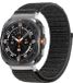 Bandz Nylon loop band - Zwart - Geschikt voor Samsung Galaxy Watch Ultra 2 (2026) / Ultra (2024/2025)