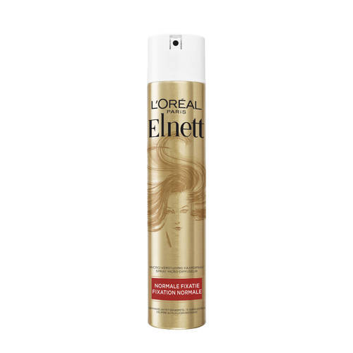 L'Oréal Elnett Satin Haarspray Normale Fixatie - Styling Spray voor een Natuurlijk Model - 6 x 400ml multiverpakking