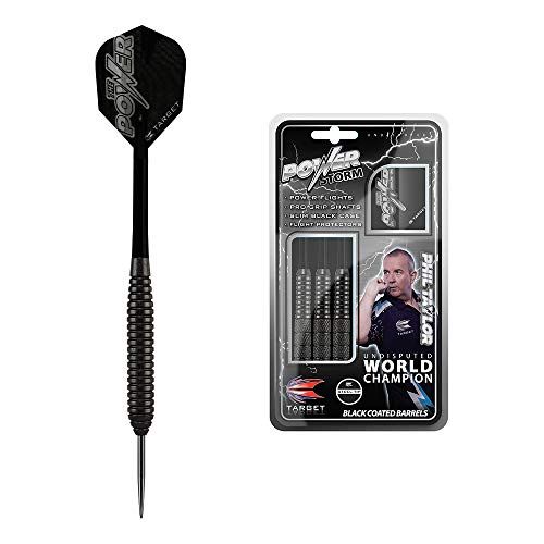 Target Darts Phil Taylor Power Storm Zwart 24G messing stalen tip dartset