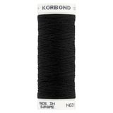 Korbond 100 m polyester schroefdraad, zwart