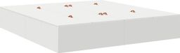 vidaXL Opbergbedframe Wit 200 x 200 cm