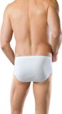 Schiesser Minislip Essentials Zwart/Wit Heren Katoen/Elastaan Effen 6 Stuks