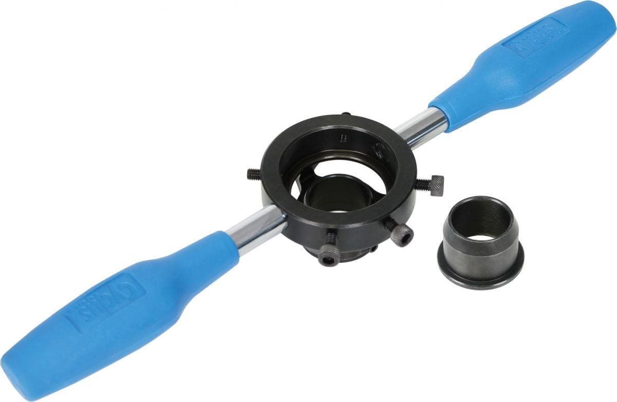 Cyclus Tools voorvorkconusfreeshouder 1 inch / 22 mm staal blauw