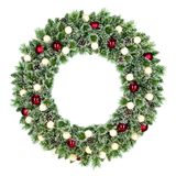 Kaprun Kaprun couronne vert mat rouge 30L 240 branches h18xl90 cm sapin artificiel Black Box