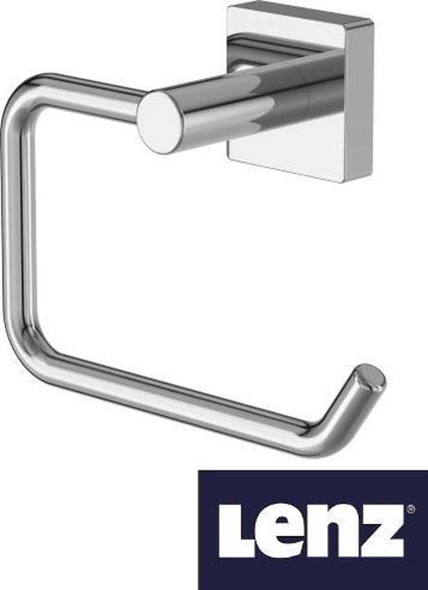Lenz Toiletrolhouder Rain chroom glans zonder klep