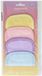 Koopman International BV Tampons démaquillants réutilisables - 4 pièces - Multicolore