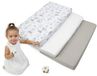 Medi Partners 3pcs. Hoeslaken voor een Babybedje 60x120 cm 100% Katoenen babybeddengoed kindermatras slaapzak