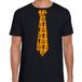 Bellatio Decorations Halloween thema feest stropdas t-shirt heks en pompoen - heren XL