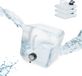 Relaxdays Opvouwbare Jerrycan Set van 4 - 5 L - Met Kraantje - BPA-vrij - Transparant-Zwart