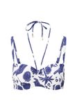 LingaDore Balconette Bikini Top Blue White - maat 42D - Blauw/Wit
