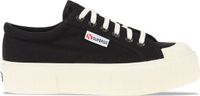 Superga 2631 Stripe Platform Zwart Dames Maat 39