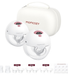 Momcozy M5 Tire-lait à porter, Tire-lait électrique sans fil mains libres, 3 modes 9 niveaux d'aspiration, sans BPA, Portable et léger, Anneau de 24 mm, Lot de 2 rouge douillet
