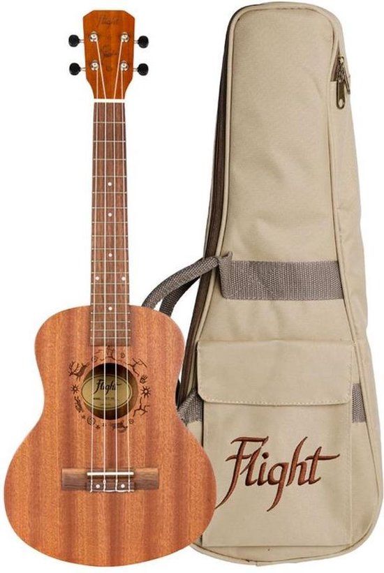 Flight NUT310 Sapele Tenor Ukulele with Bag