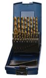 Promat/Tecwerk Spiraalborenset | DIN 338 type N | nominale-d. 1-13x0,5 mm | HSS TiN | 25-delige kunststof cassette