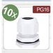 Quadrios 24CA408 Wartel PG16 Polyamide Wit 10 stuk(s)
