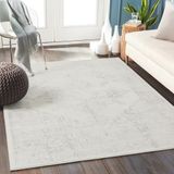 Surya Ceren vloerkleed vintage oosters grijs wit 160x215 cm