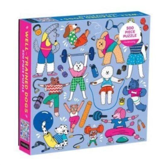 Galison Mudpuppy Well-trained Dogs 500 Piece Family Puzzle