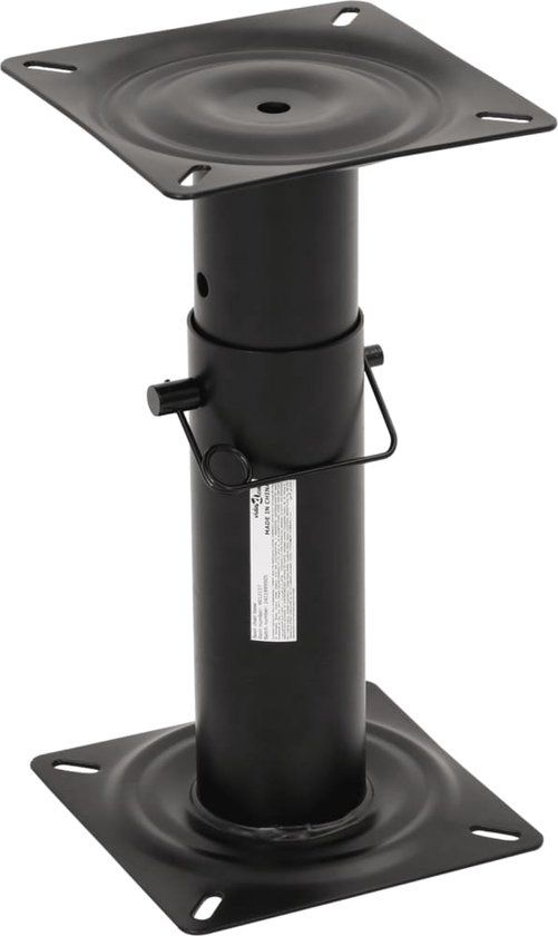 vidaXL Bootstoelpoot - verstelbaar - 28-45,5 cm - staal