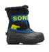 Sorel Snow Commander Boot Sneeuwlaarzen, uniseks, kinderen, Zwart/Super Blauw, 31 EU