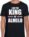 Bellatio Decorations Shoppartners Bv Koningsdag t-shirt I am the King of Almelo - zwart - heren - S