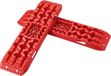 VEVOR 2 Stuks Tractieborden Tractietape PP Modder Sneeuwzand Lang Rood