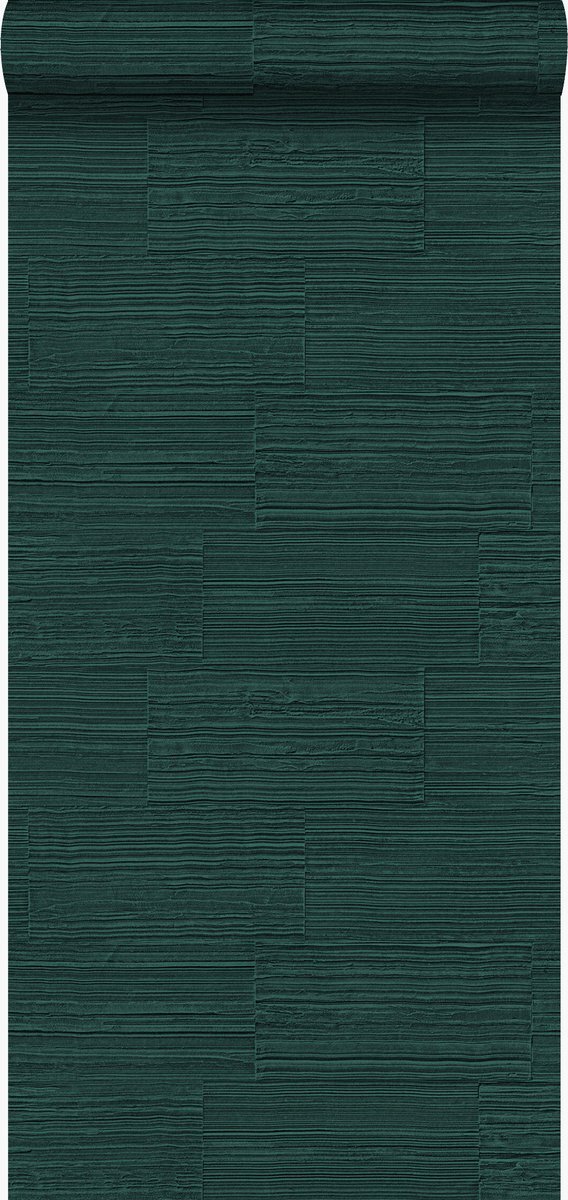 Origin Wallcoverings behang natuursteen motief smaragd groen - 347578 - 53 cm x 10,05 m