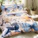 Darymex Satynlove Premium Housse de couette Bleu Coton-Satin 220x200 cm