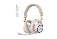 Havit Fuxi-H8 (Gold) Casque Filaire et sans fil Bandeau Gaming USB Type-C Bluetooth Or