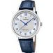 Festina Heren Solar Energy Blauwe Lederen Band Polshorloge