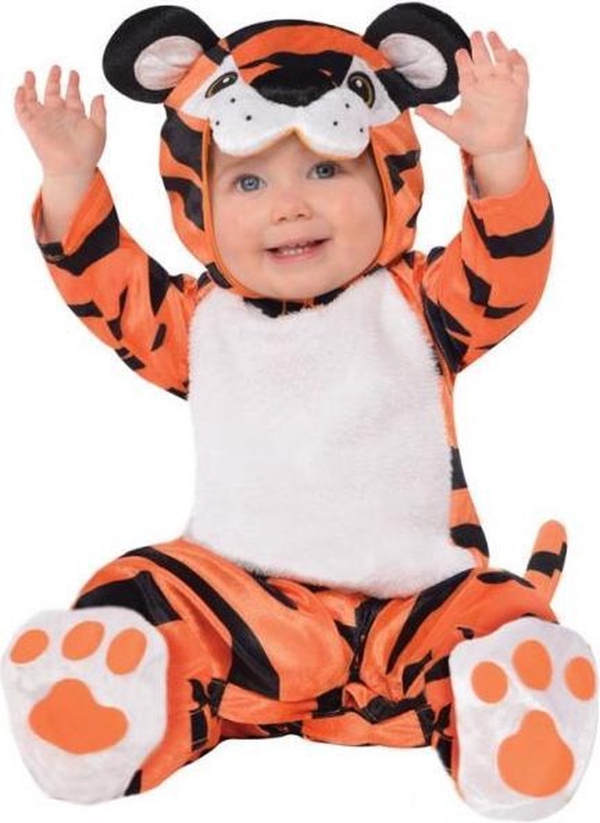 Amscan Babykostuum Tiny Tigger Synthetisch Bruin Mt 6-12 Maanden