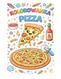 Kolorowanka Pizza Kolorowanka: odżywianie