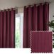 Paoletti Corinthian Fluwelen Gordijn Paar - Merlot - 117x137cm