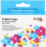 FLWR - Inktcartridge / T1281 / Zwart - Geschikt voor Epson